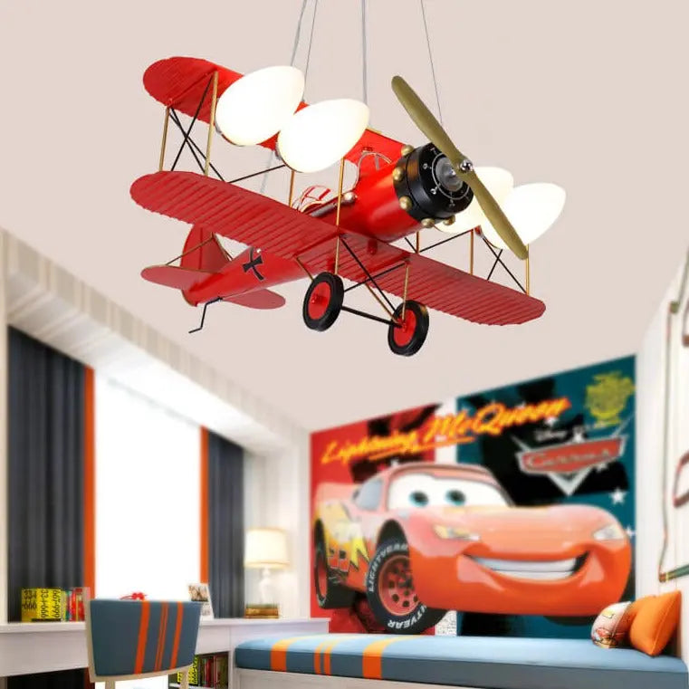 Kids Bedroom Airplane Chandelier — alternate product view 8