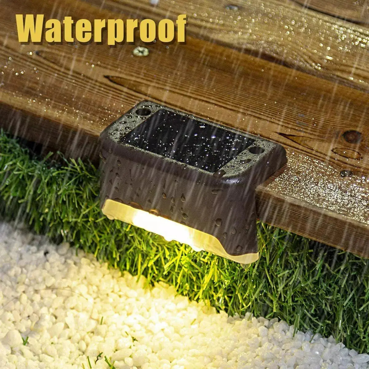 Waterproof LED Solar Stair Lights — alternate product view 11