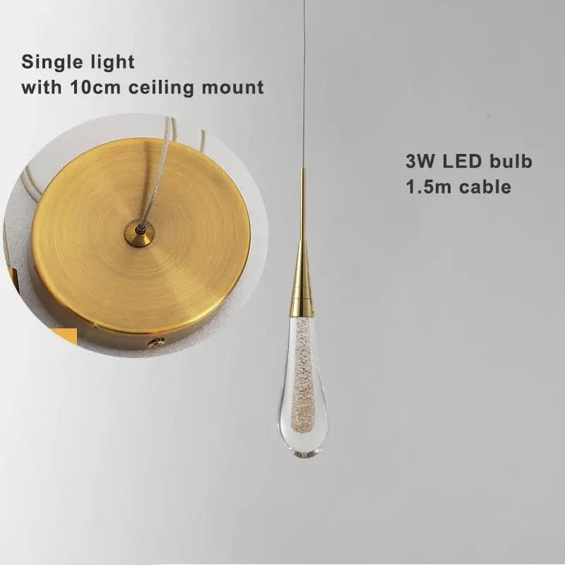 Waterdrop Crystal Lamp — alternate product view 6
