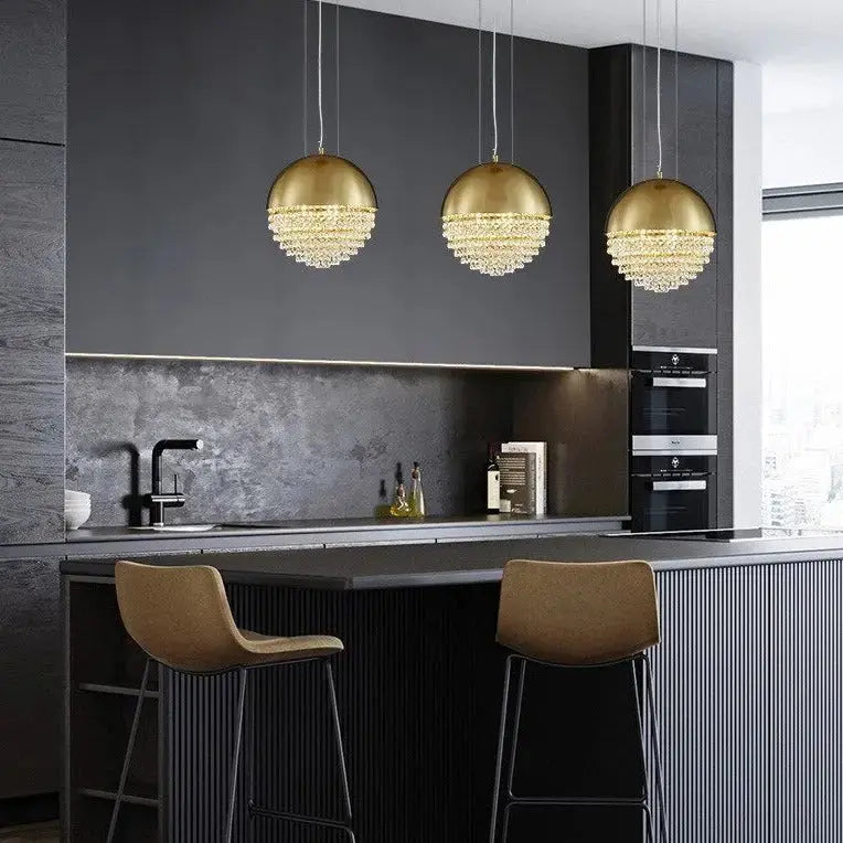 Gold Iron Luxury Retro Living Room Fashion Chandelier — product view
