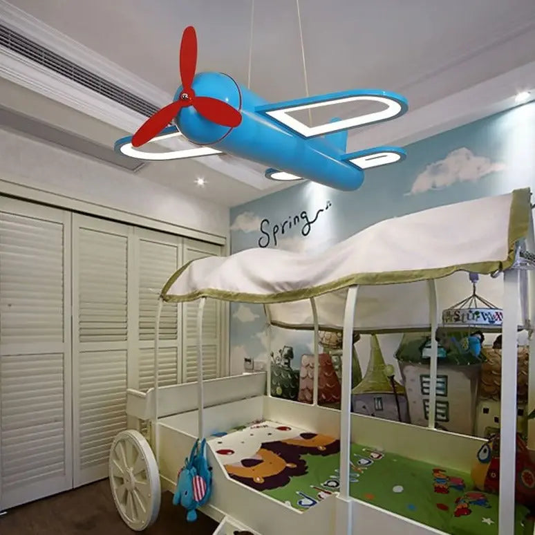 Modern Led Chandelier Airplane Lamp For Home Children Room — alternate product view 3