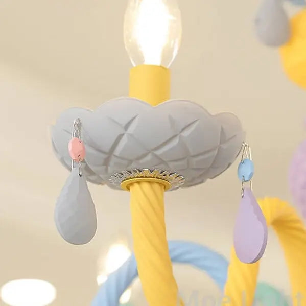 Modern Colorful Ceiling Chandelier For Kids — alternate product view 6
