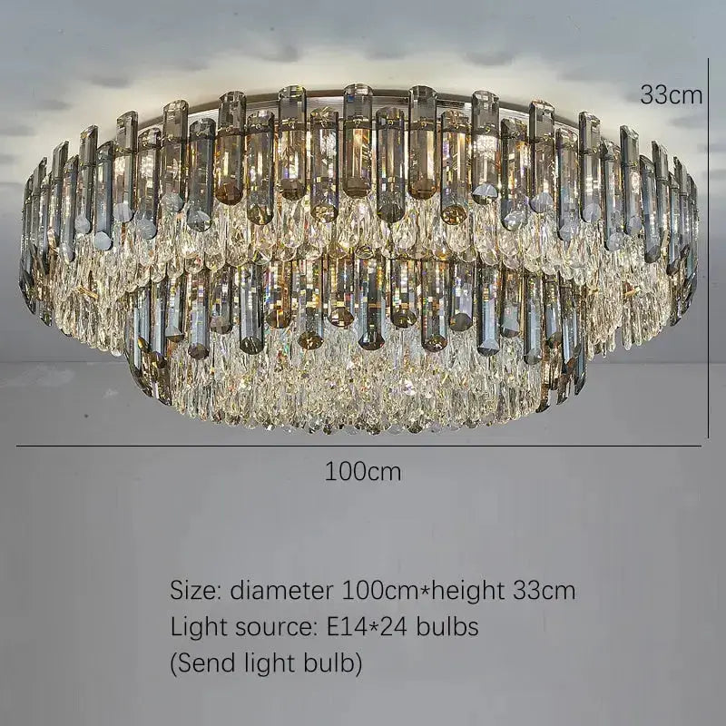 Luxury Ceiling Large Modern Chandelier — alternate product view 13