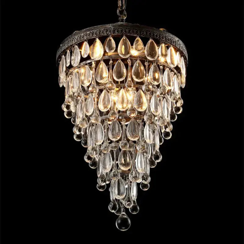 Retro Vintage Cooper Crystal Retro Chandelier — alternate product view 6