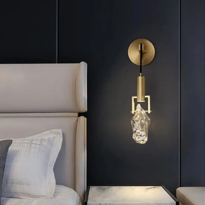 Iceberg Led Crystal Wall Light — shown in an interior setting 5