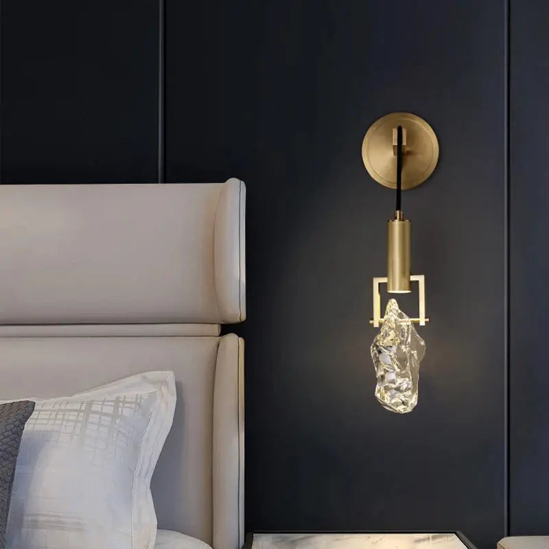 Iceberg Led Crystal Wall Light — shown in an interior setting 3