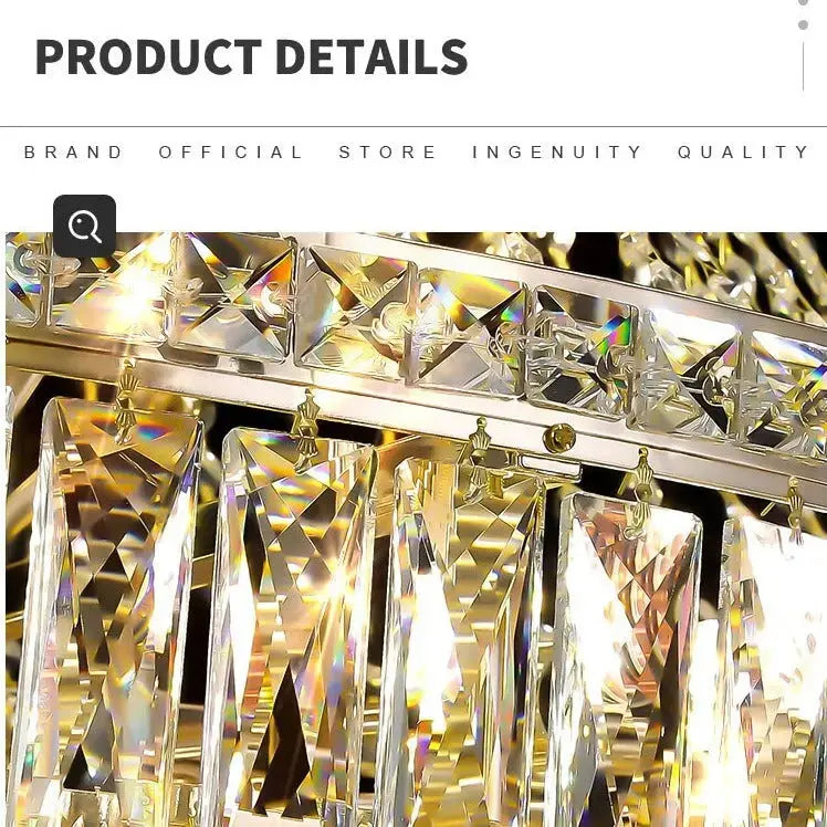 Duplex Villa Crystal Chandelier — alternate product view 9