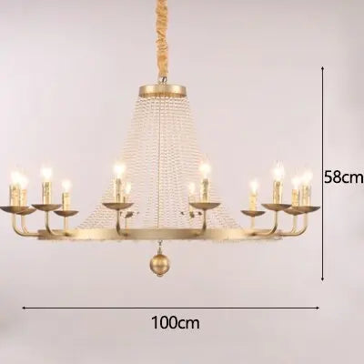 Country Candle Crystal Chandelier — alternate product view 16