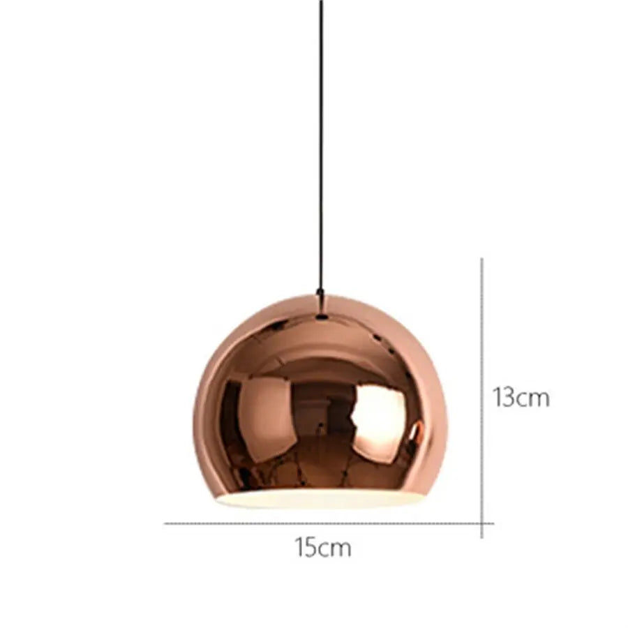 Luxury Rose Gold Pendant Light — alternate product view 1