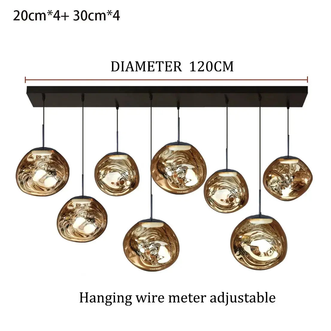 Modern Lava Nordic Chandeliers — alternate product view 7