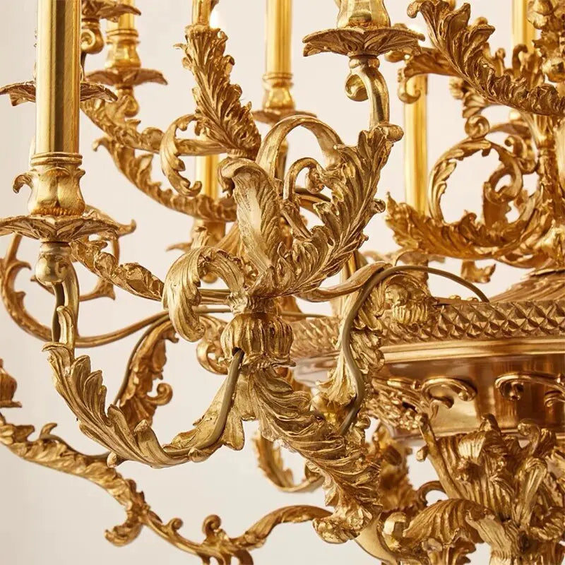 French Copper Luxury Chandelier — alternate product view 9