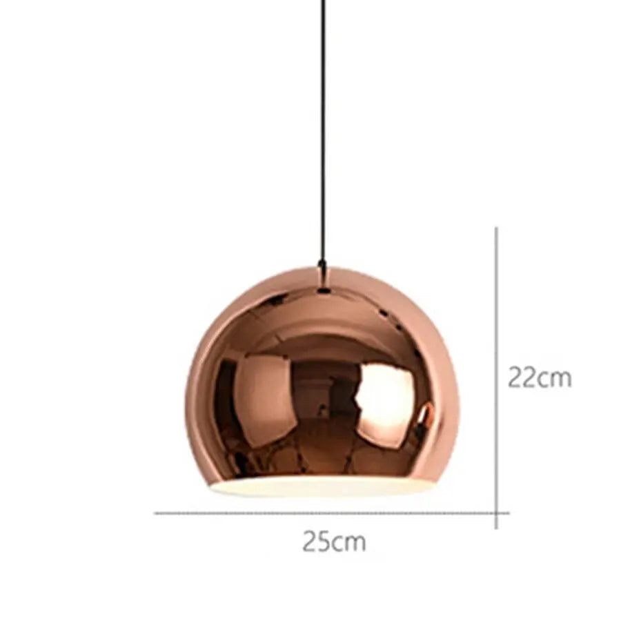 Luxury Rose Gold Pendant Light — alternate product view 2