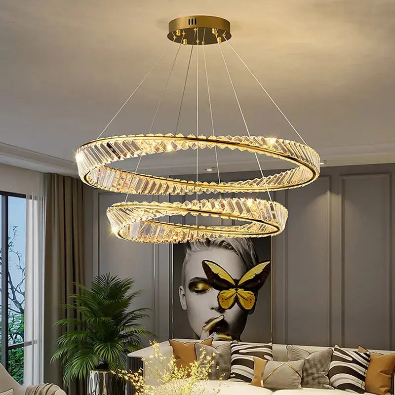 Crystal Led Chandelier — product view