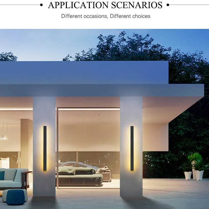 Waterproof LED Modern Outdoor Wall Lamp — alternate product view 6