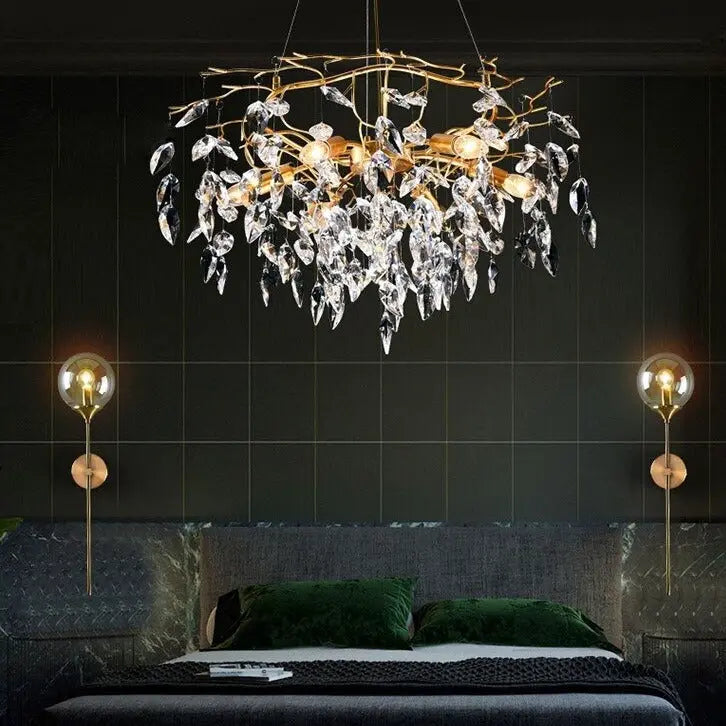 Modern Luxury Gold Crystal Art Decor Chandelier — alternate product view 10