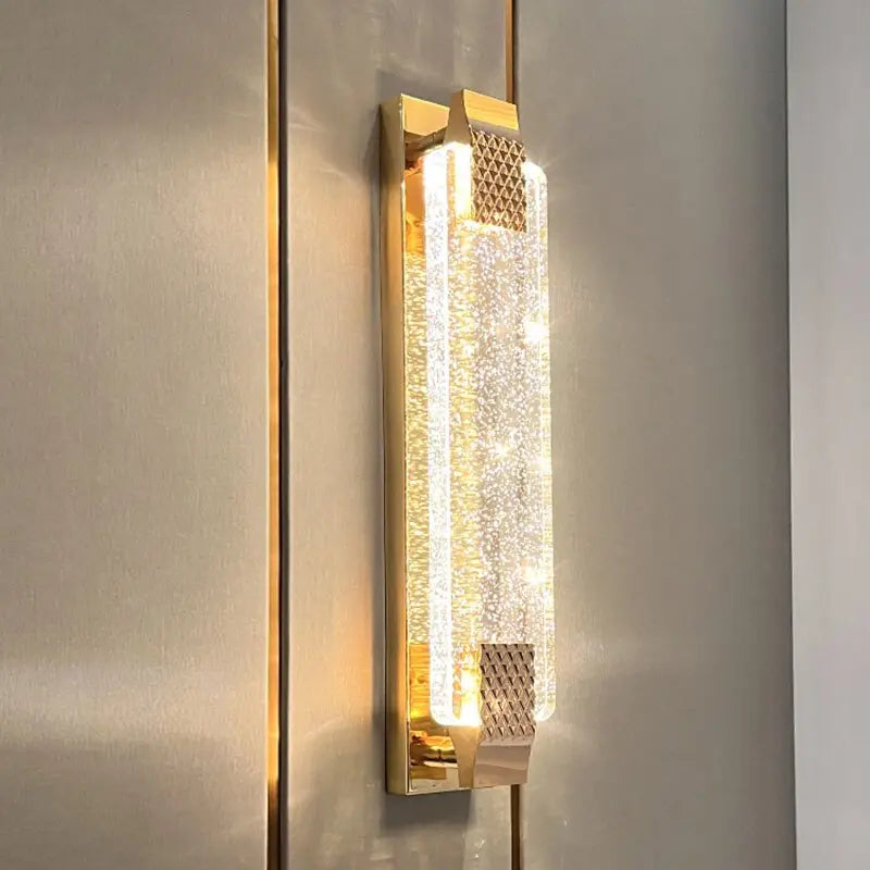 Crystal Bubble Living Room Background Wall Lamp — alternate product view 2