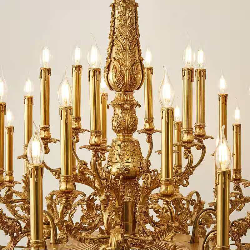 French Copper Luxury Chandelier — alternate product view 11