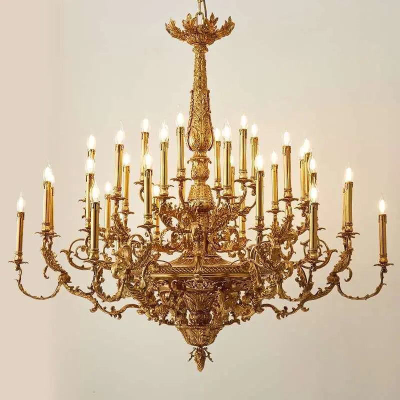 French Copper Luxury Chandelier — alternate product view 1