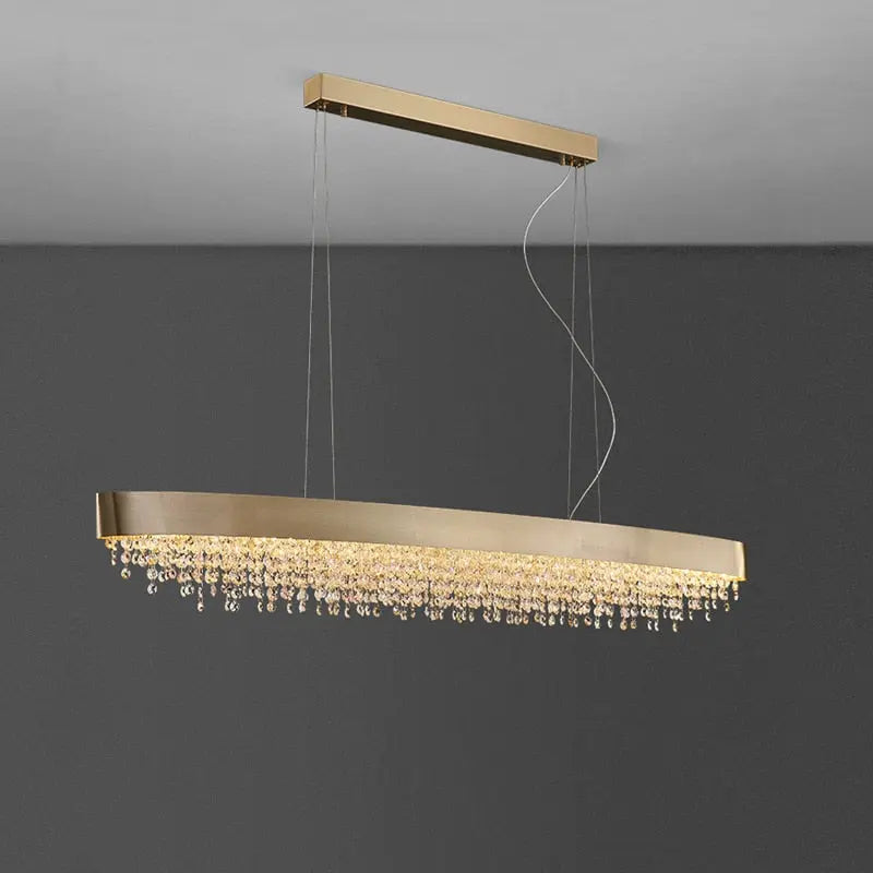 Modern Dining Room Crystal Chandelier — alternate product view 2