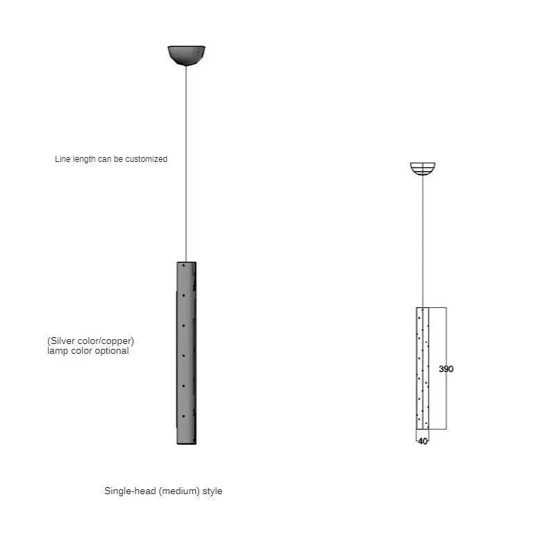 Luxury Modern Hanging Chandelier — alternate product view 11