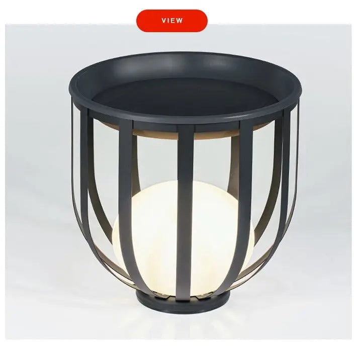 Outdoor Terrace Flower Stand Lamp — alternate product view 6