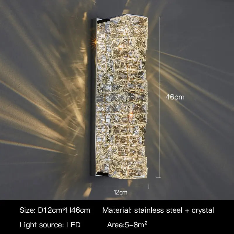 Modern Luxury Crystal Wall Lamp — alternate product view 11
