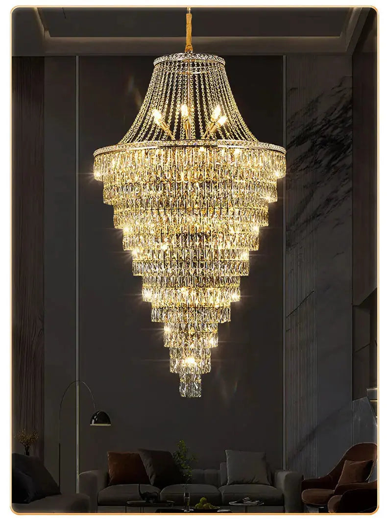 Duplex Villa Crystal Chandelier — alternate product view 8