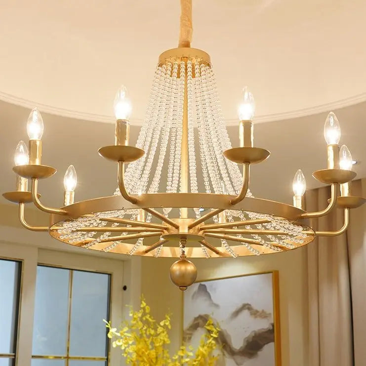 Country Candle Crystal Chandelier — alternate product view 2