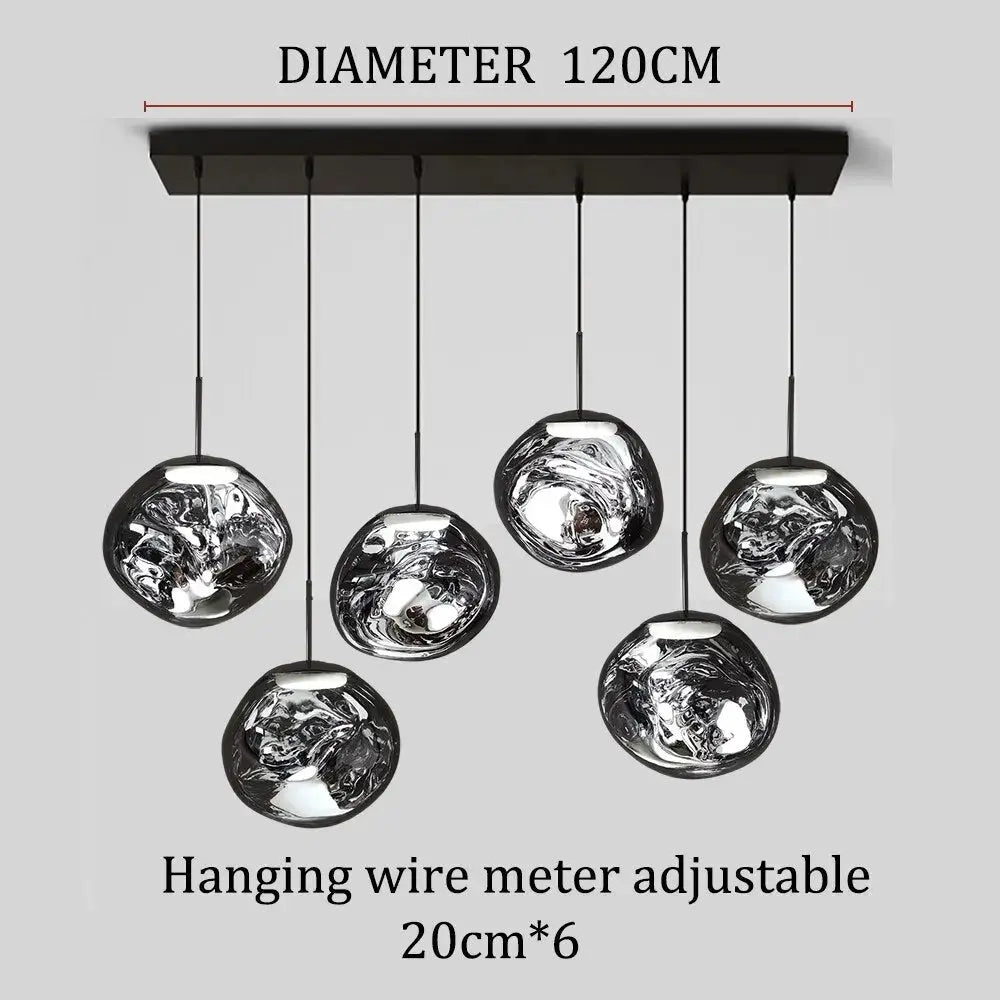 Modern Lava Nordic Chandeliers — alternate product view 12