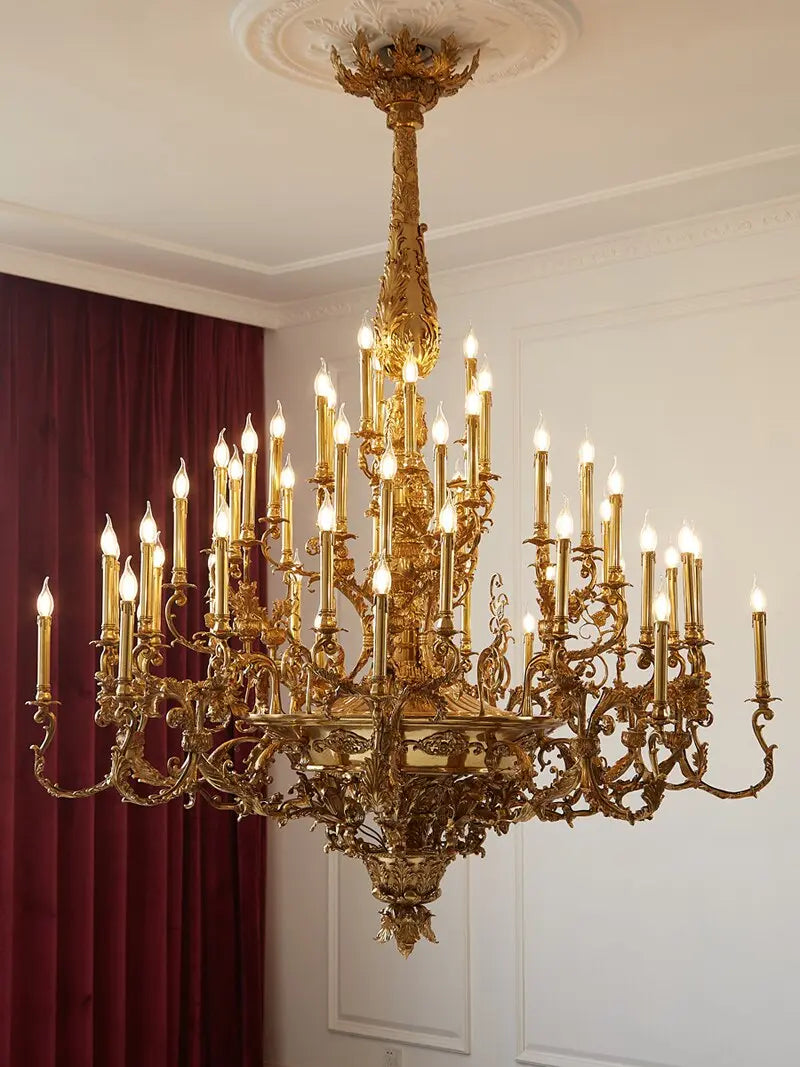 French Copper Luxury Chandelier — alternate product view 7