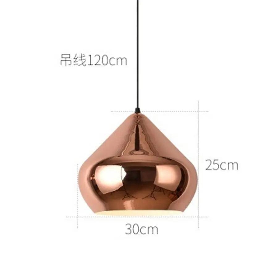 Luxury Rose Gold Pendant Light — alternate product view 9