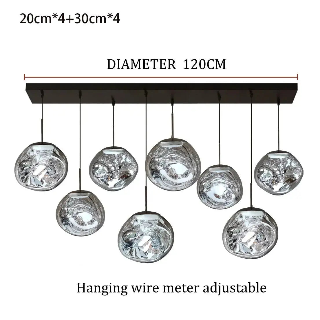 Modern Lava Nordic Chandeliers — alternate product view 9