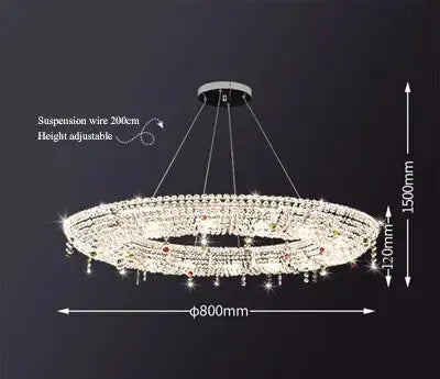 Crystal Luxury Chandelier Villa — alternate product view 12