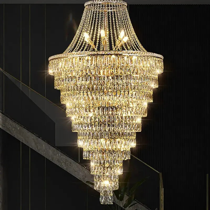 Duplex Villa Crystal Chandelier — alternate product view 4