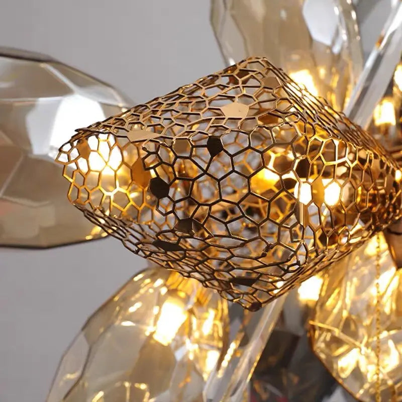 Modern Luxury Villa Glass Chandelier — alternate product view 5