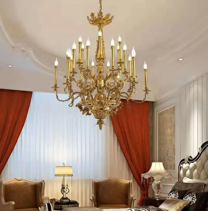 French Copper Luxury Chandelier — alternate product view 12