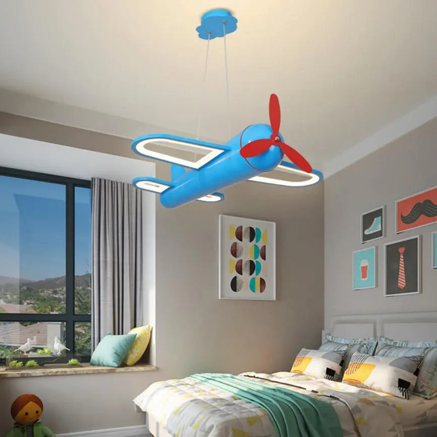 Modern Led Chandelier Airplane Lamp For Home Children Room — alternate product view 4