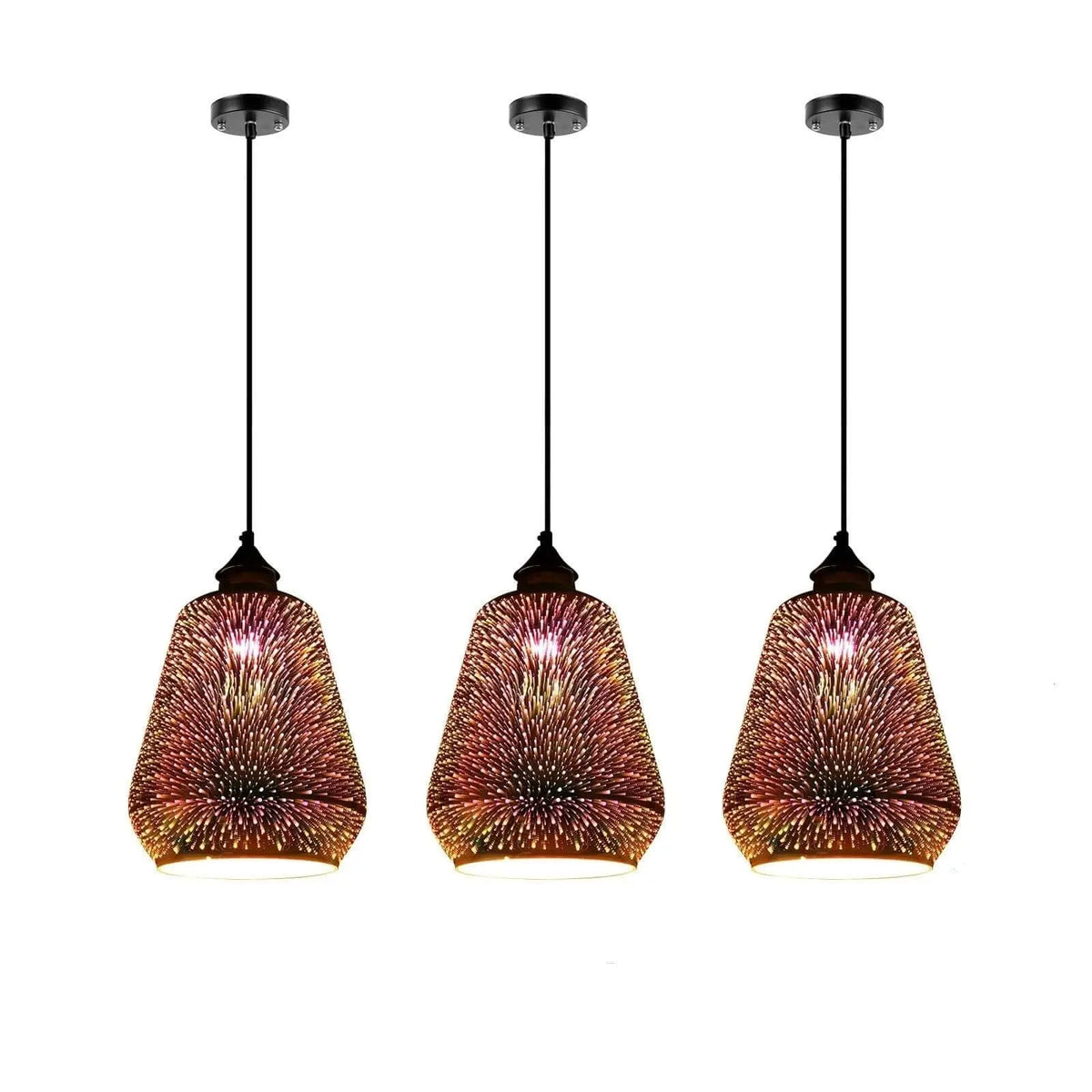 Modern 3D Colorful Pendant Lamp - A — product view