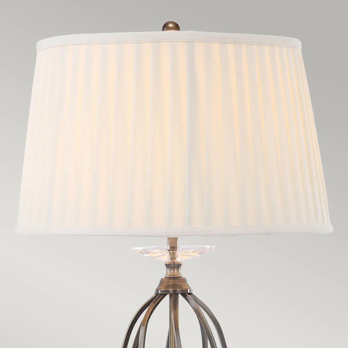 Aegean Light Table Lamp - Aged Brass — close-up design detail