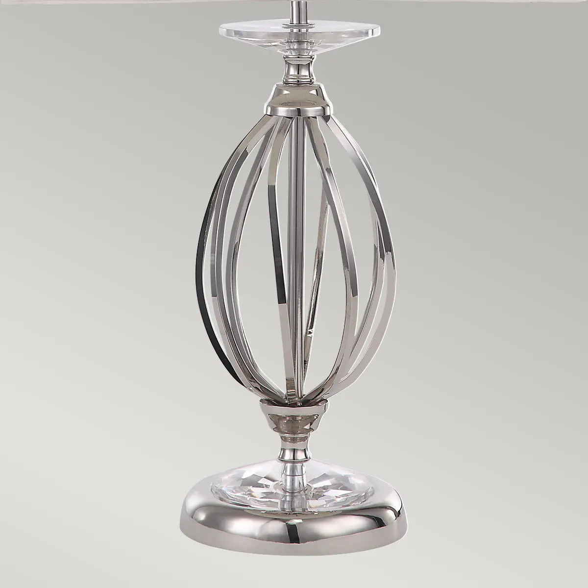 Aegean 1 Light Table Lamp - Polished Nickel — close-up design detail 2
