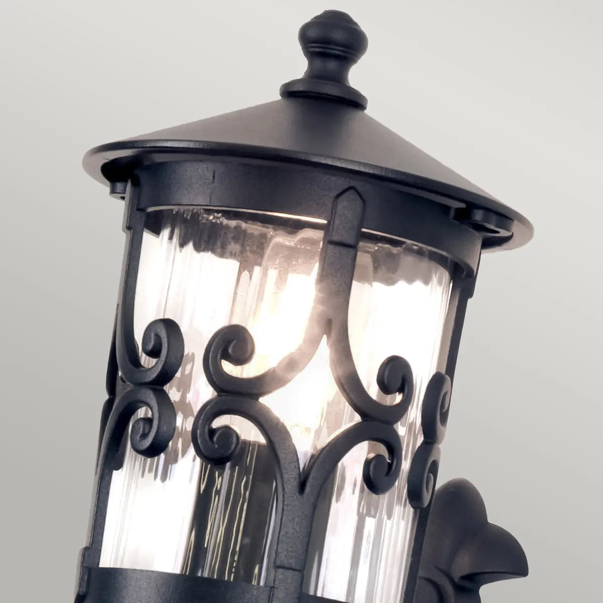 Hereford 1 Light Wall Lantern — close-up design detail