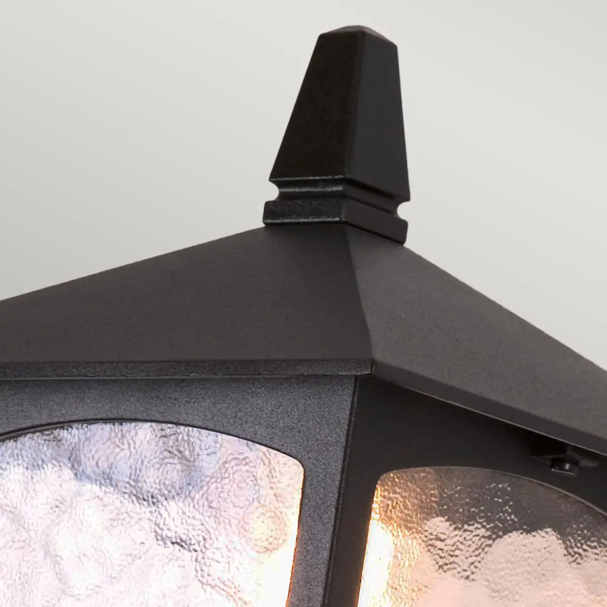 York 1 Light Wall Up Lantern — close-up design detail