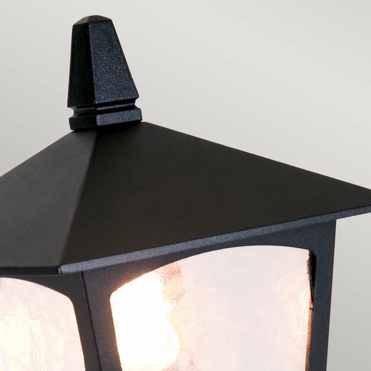 York 1 Light Pedestal Lantern — close-up design detail