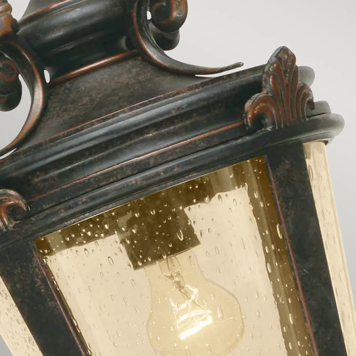 Baltimore 1 Light Large Chain Lantern — close-up design detail 2