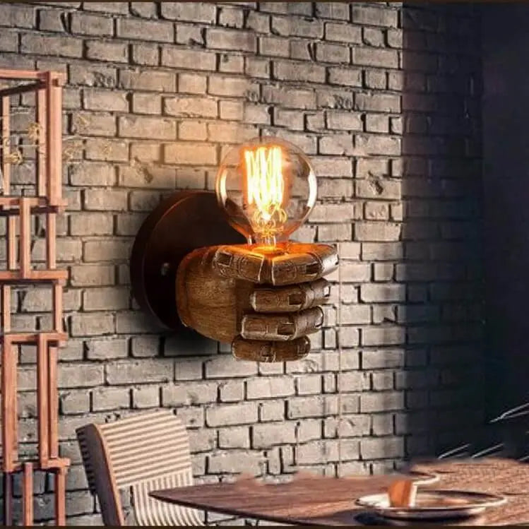Hand Shaped One Wall Light Lamp — alternate product view 3