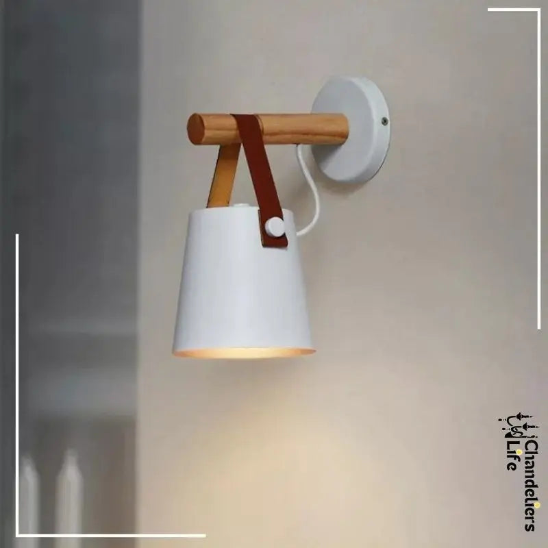 Nordic Wooden Wall Lamp — alternate product view 11