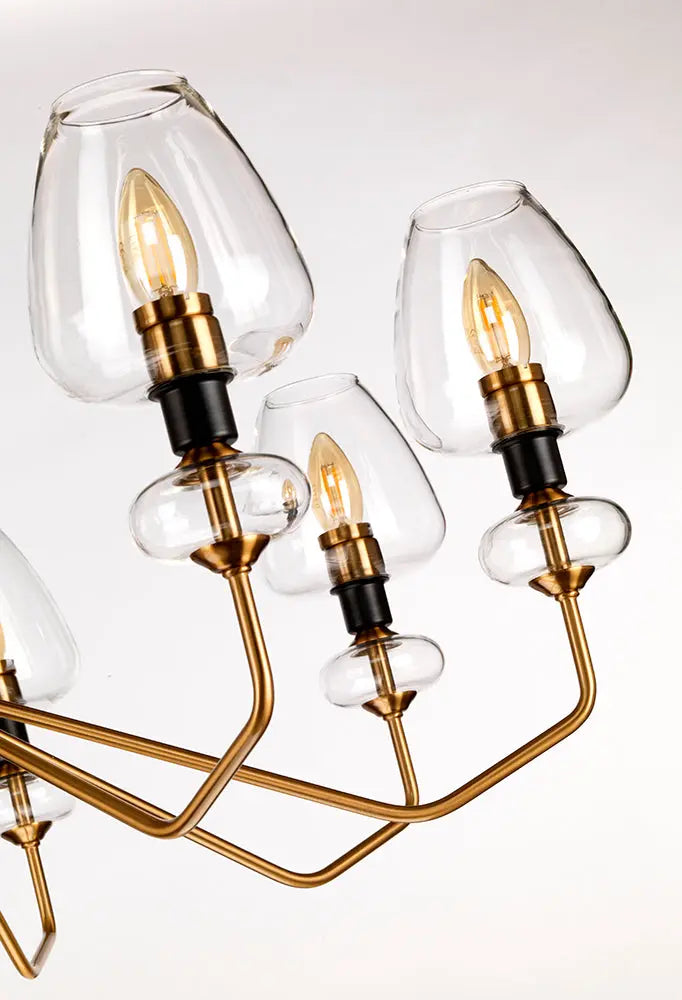 Armand 8 Light Chandelier — close-up design detail
