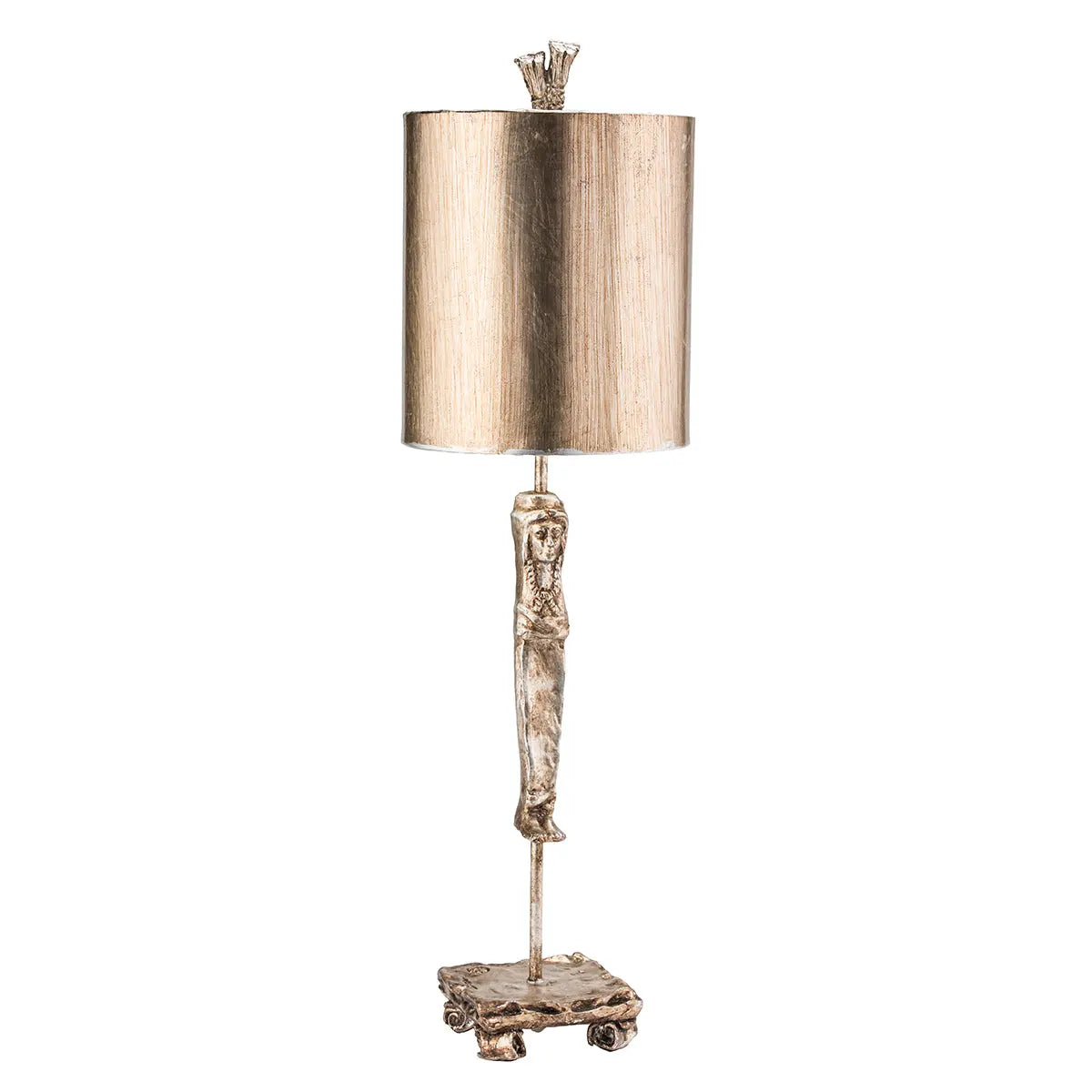 Caryatid Table Lamp - Silver — product view