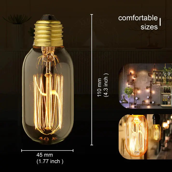 E27 60W Dimmable Filament Light Bulb — alternate product view 5