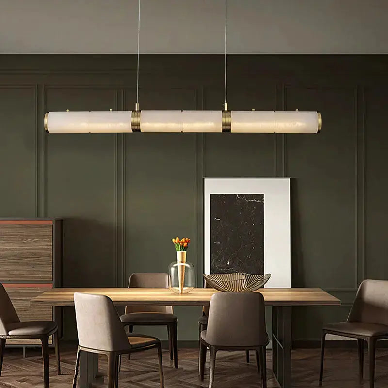 Alabaster Linear Chandelier — product view